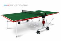 Теннисный стол Compact Expert Outdoor для улицы (зеленый)