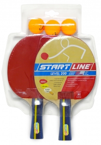 Набор для тенниса Start Line (ракетки 2 шт, мячи 3 шт)